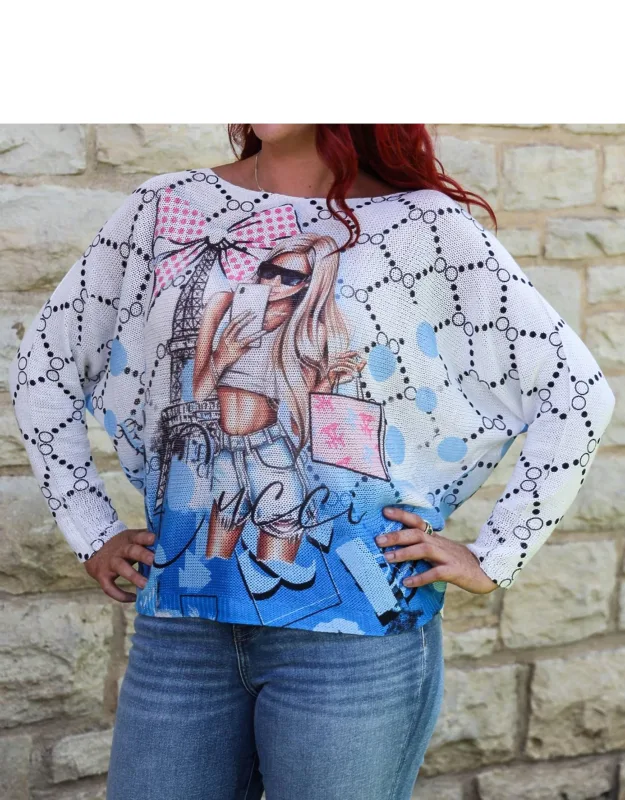Eiffel Tower Model Sweater