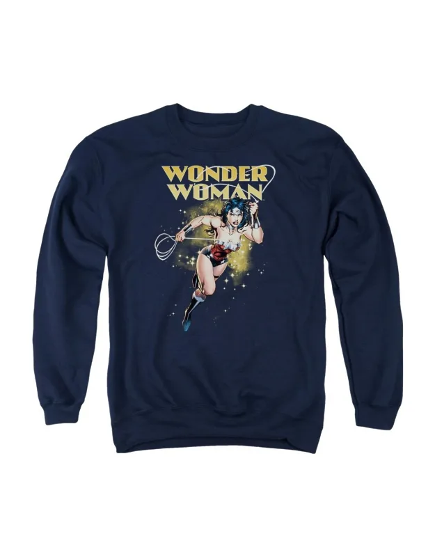 Justice League Of America Star Lasso Crewneck Sweatshirt