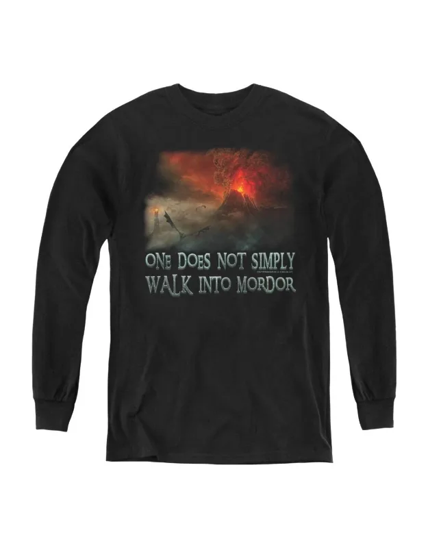 Lord Of The Rings Walk In Mordor Long Sleeve Tee