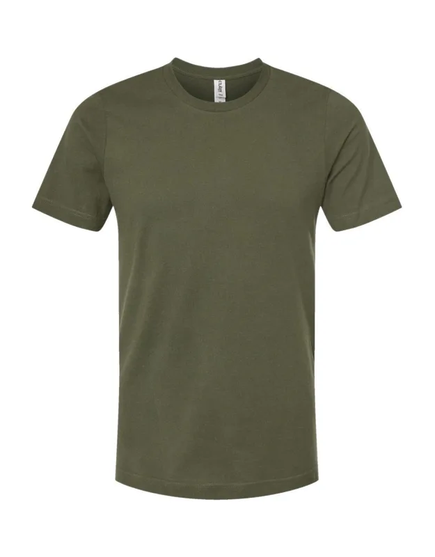 Premium Cotton T-shirt - 100% Combed Ringspun Cotton, Pre-washed To Minimize Shrinkage