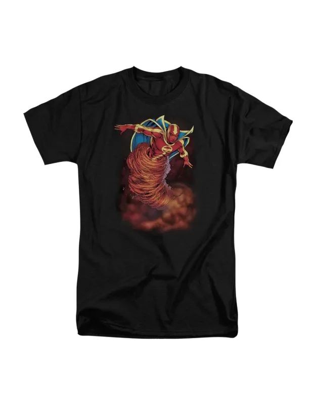 Justice League Of America Tornado Cloud Short Sleeve Tee