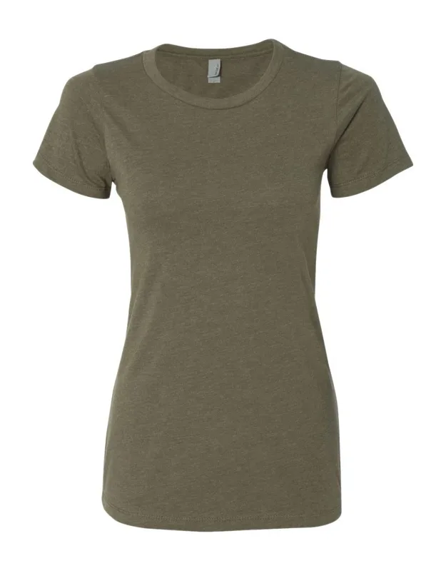 Next Level Cvc T-shirt Set-in 1x1 Baby Rib Collar, Side Seams