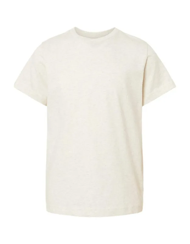 Youth Fine Jersey Tee With Double Needle Sleeves And Easytear Label