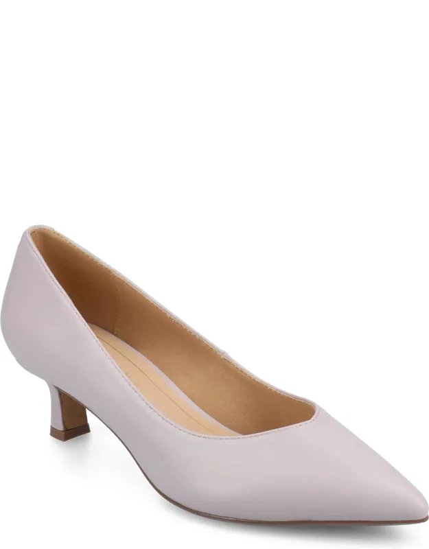 Pammie Kitten Heel With Cushioned Insole And Slip-on Design