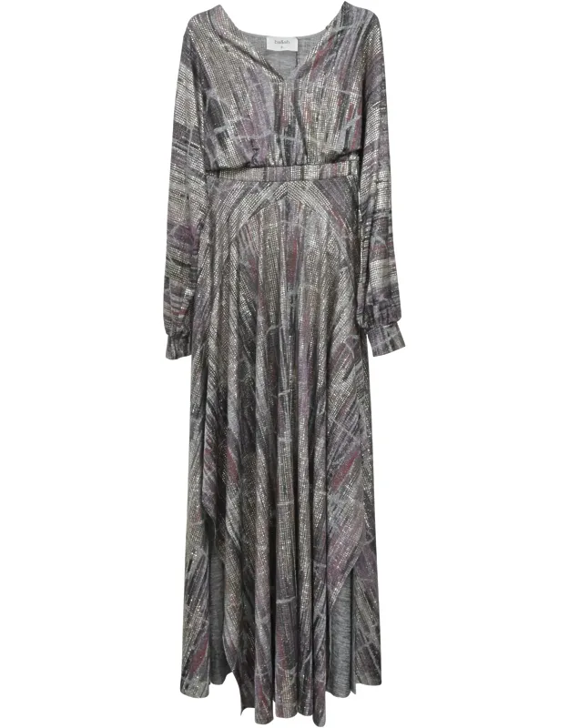 Metallic Maxi Dress