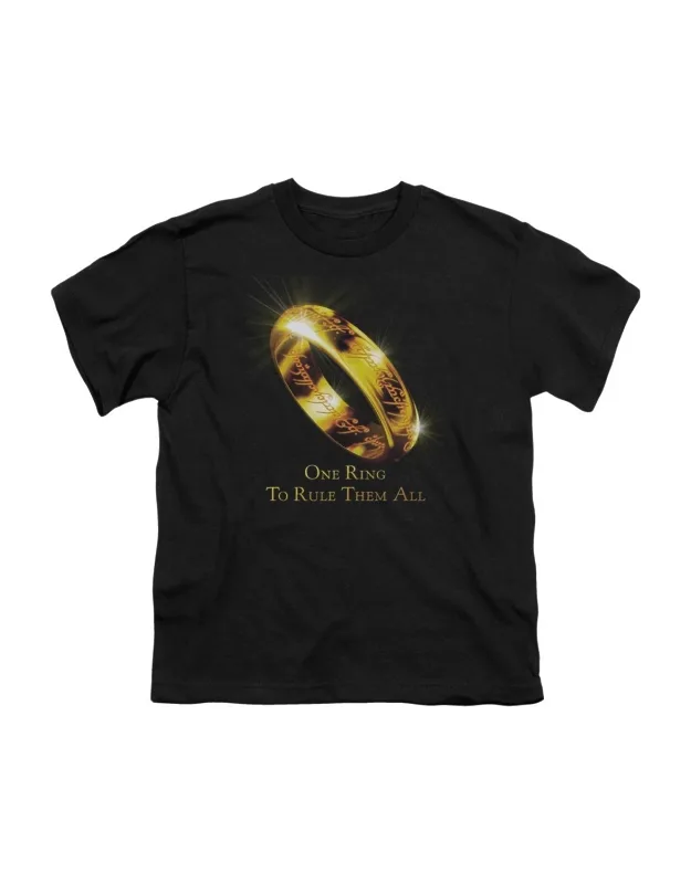 Lord Of The Rings One Ring Short Sleeve Tee - Stylish For Everyday Wear, 100% Cotton