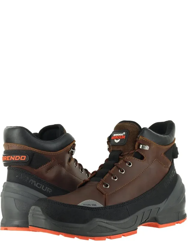 Work Boots 6" Alloy Toe, Astm F 2413-18 Rated Safety Boot