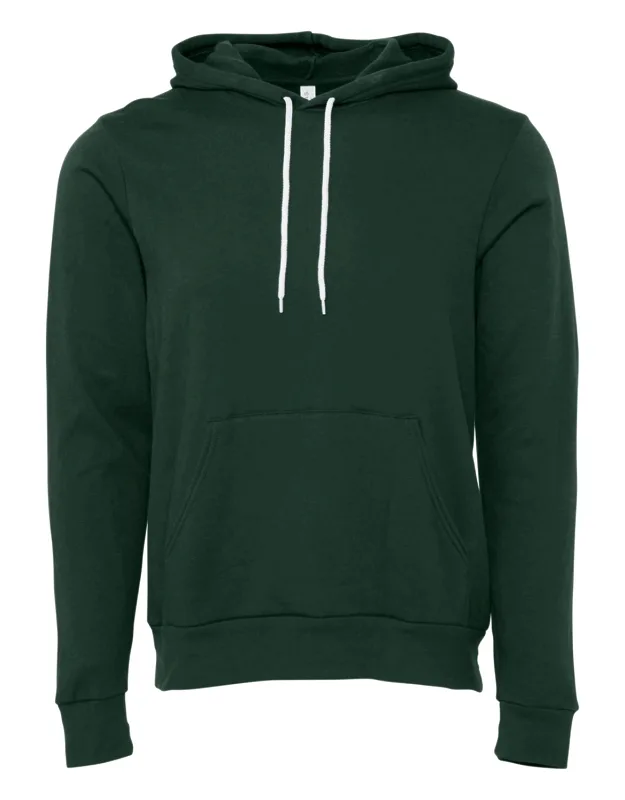 Pullover Polycotton Fleece Hooded Sweatshirt