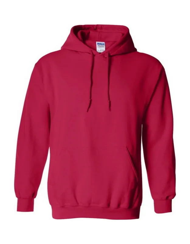 Gildan Heavy Blend Hooded Sweatshirt With Air Jet Spun Yarn And Pouch Pocket
