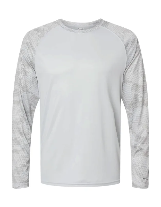 Paragon Cayman Performance Camo Colorblocked Long Sleeve T-shirt
