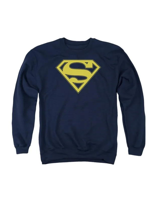 Superman Maize & Blue Shield Crewneck Sweatshirt