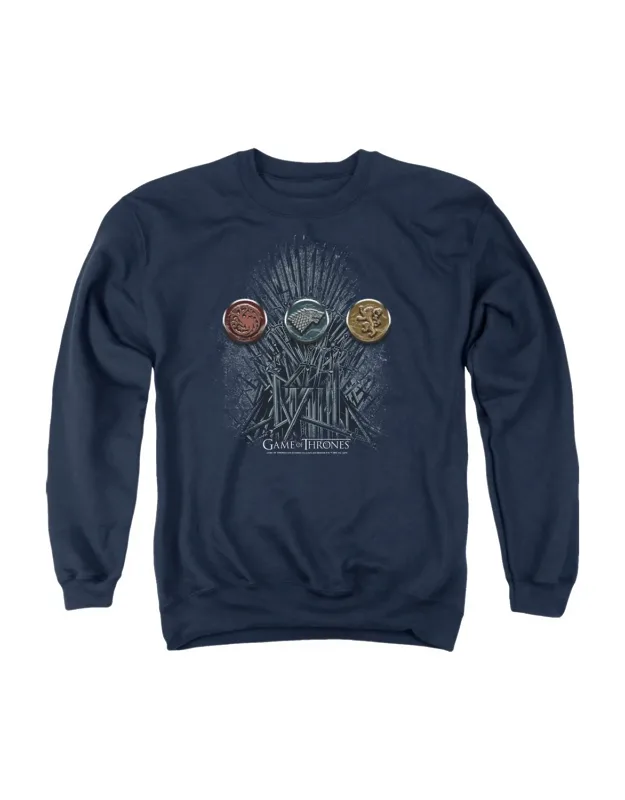Game Of Thrones For The Throne Sigils Crewneck Sweatshirt