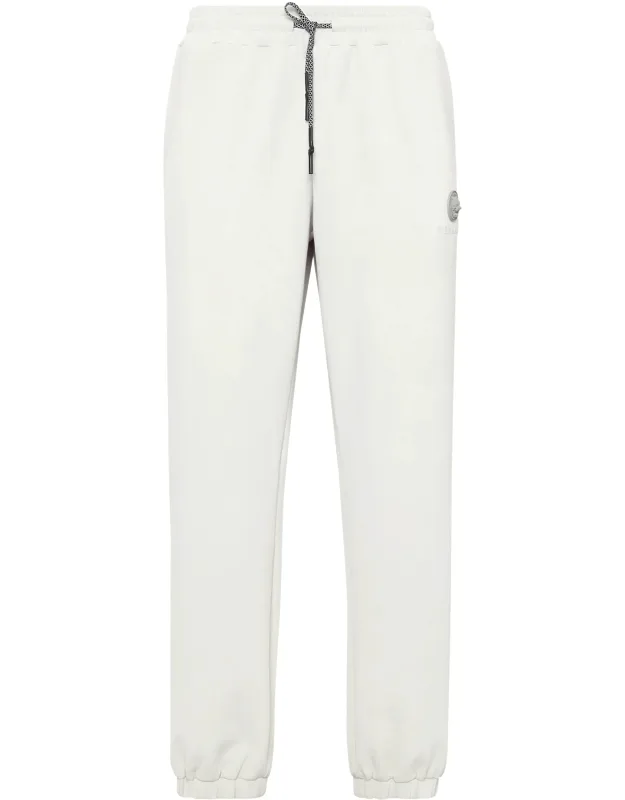 Technical Loose Fit Jogging Pants With Rib-knit Waistband And Two Slit Pockets