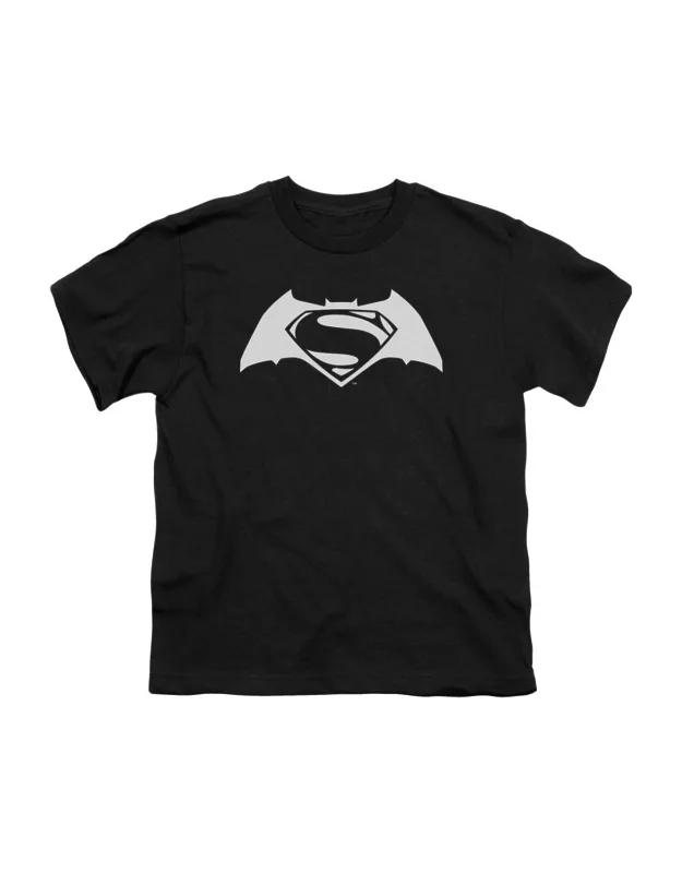 _batman V Superman Simple Logo Short Sleeve Tee / T-shirt Stylish Easy_