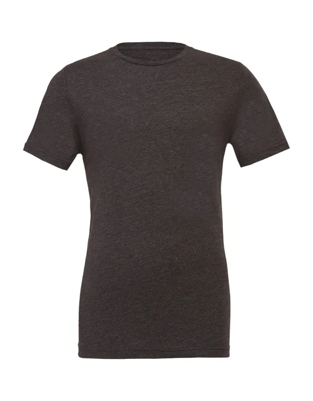 Canvas Jersey Crew Neck Short Sleeve T-shirt - Ribbed Neckline, Slim Fit