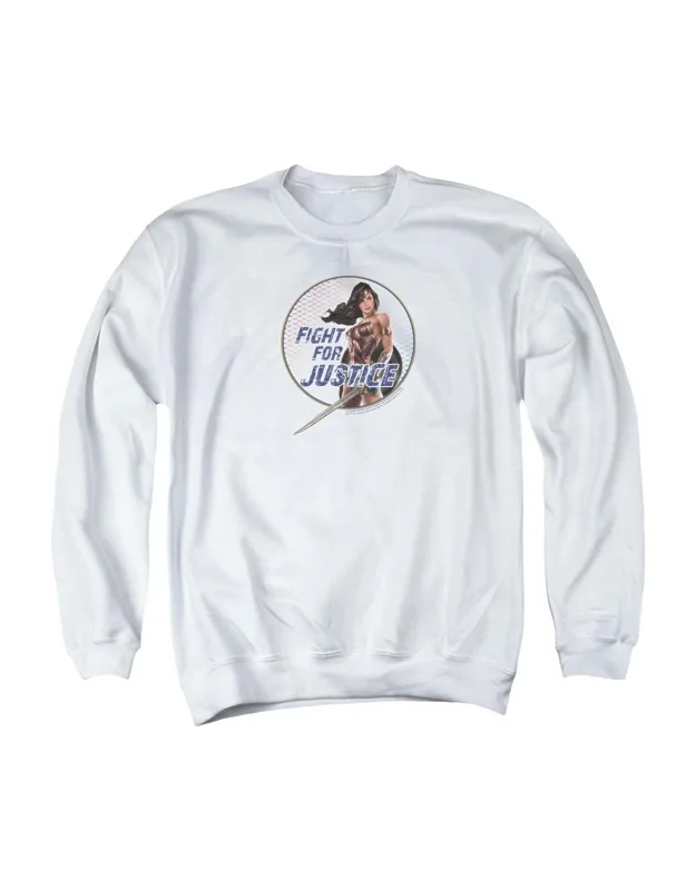 Wonder Woman Movie Fight For Justice Crewneck Sweatshirt