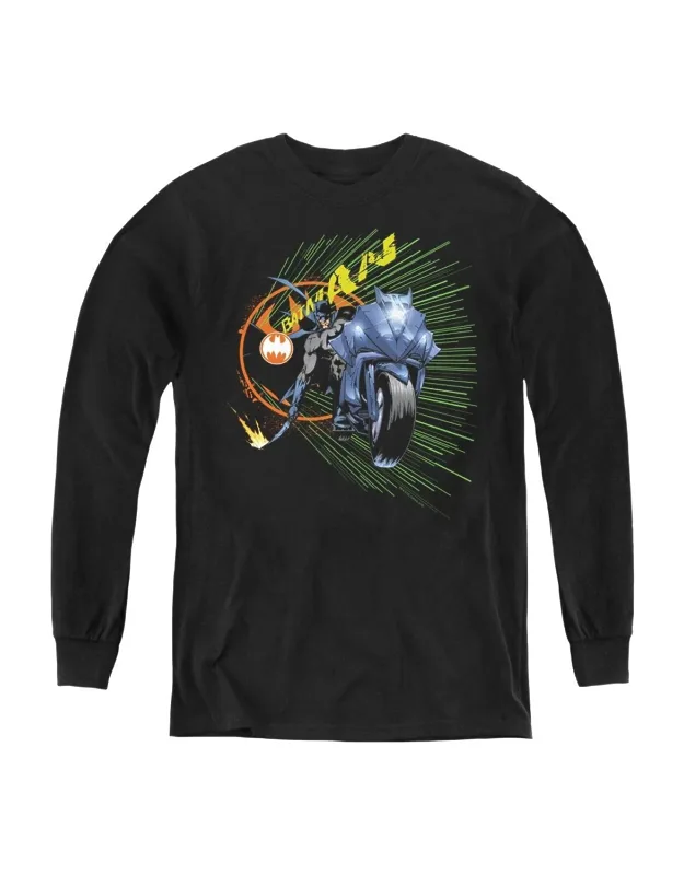 Batman Batcycle Long Sleeve Tee
