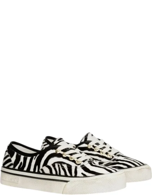 Lyder Haircalf Leather Sneakers