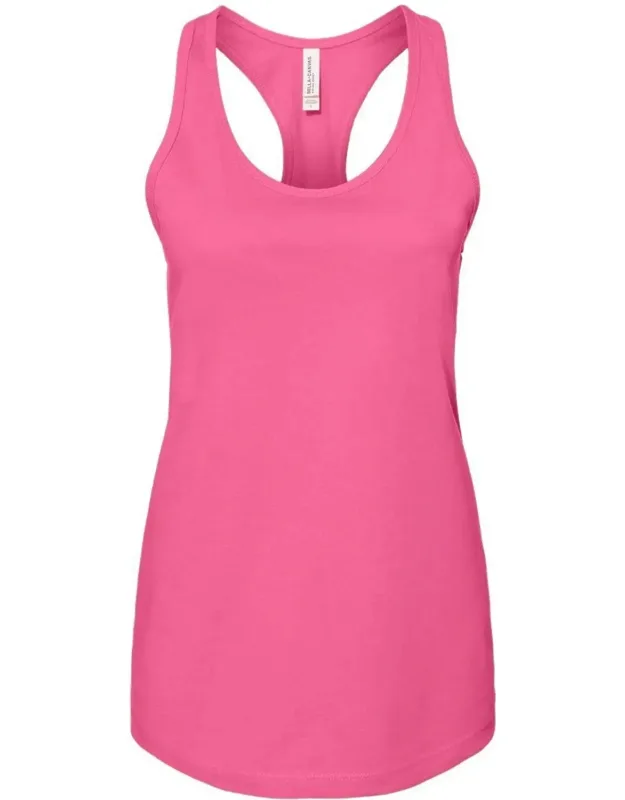 Jersey Racerback Tank, 100% Airlume Combed And Ringspun Cotton, Relaxed Fit