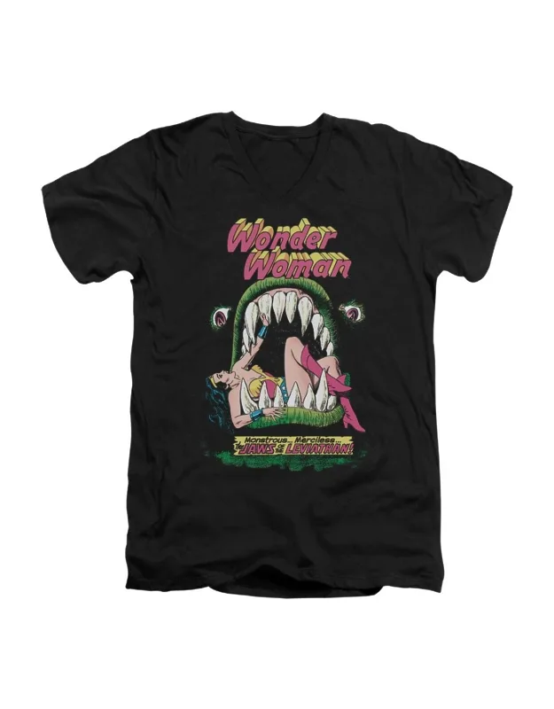 Jaws Short Sleeve V Neck T-shirt