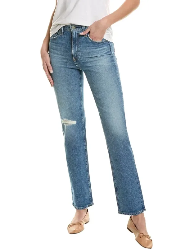 Alexxis 18 Years Poplar High-rise Vintage Straight Jeans