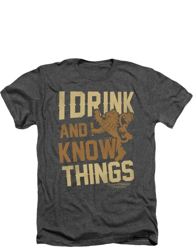 Game Of Thrones Know Things Tee