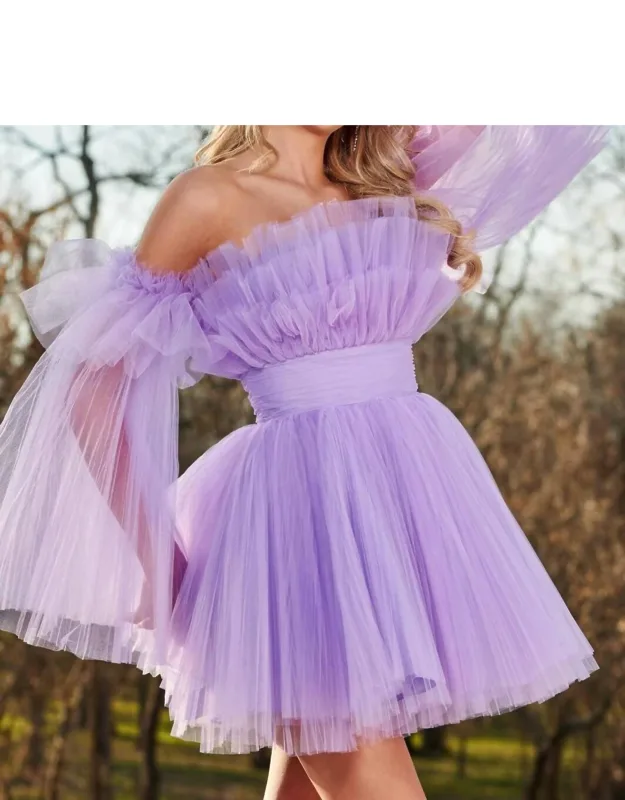Fit And Flared Tulle Dress