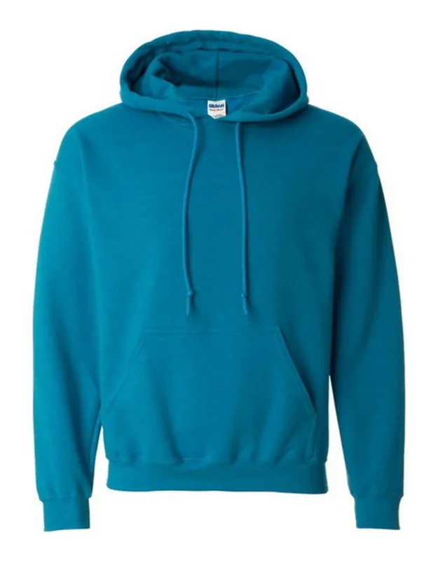 Gildan Heavy Blend Hooded Sweatshirt With Air Jet Spun Yarn And Double-lined Hood