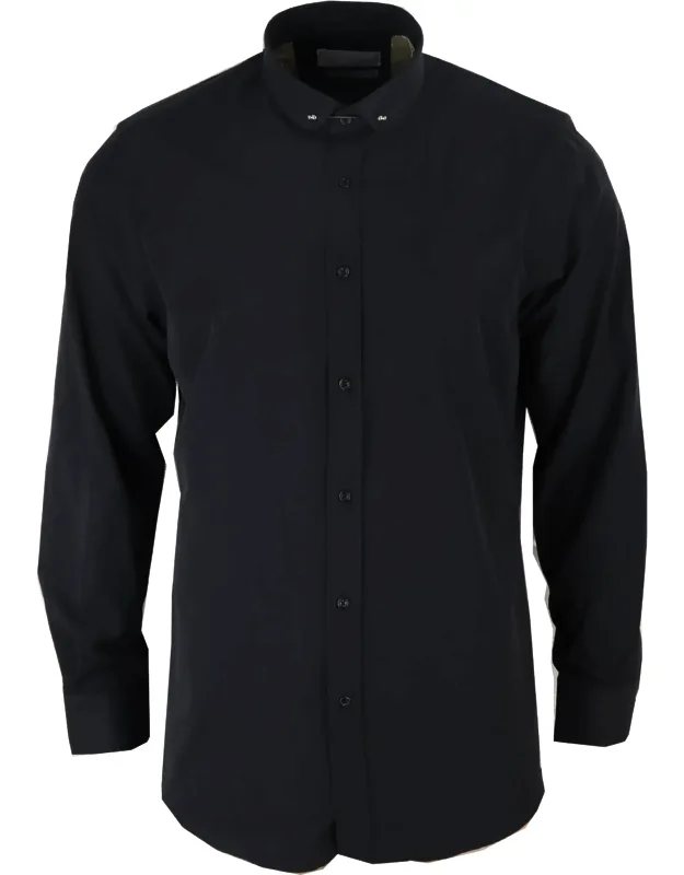 Club Collar Shirt With Bar Poplin Pin