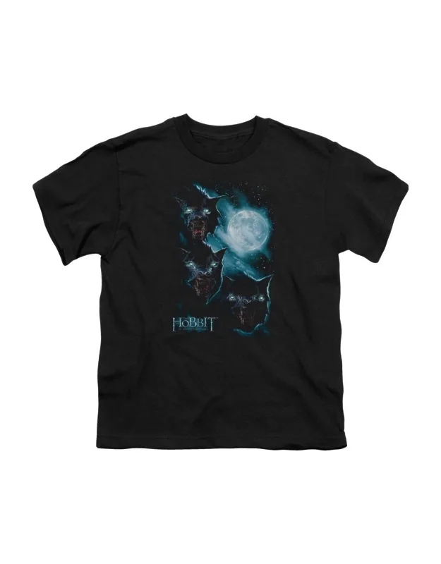 The Hobbit Three Warg Moon Short Sleeve Tee - Stylish For Everyday Wear, 100% Cotton