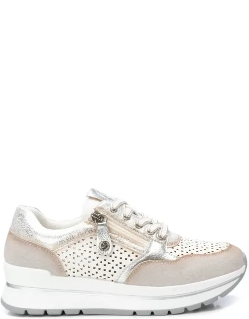 Casual Sneakers With Lacing And Non-slip Rubber Sole