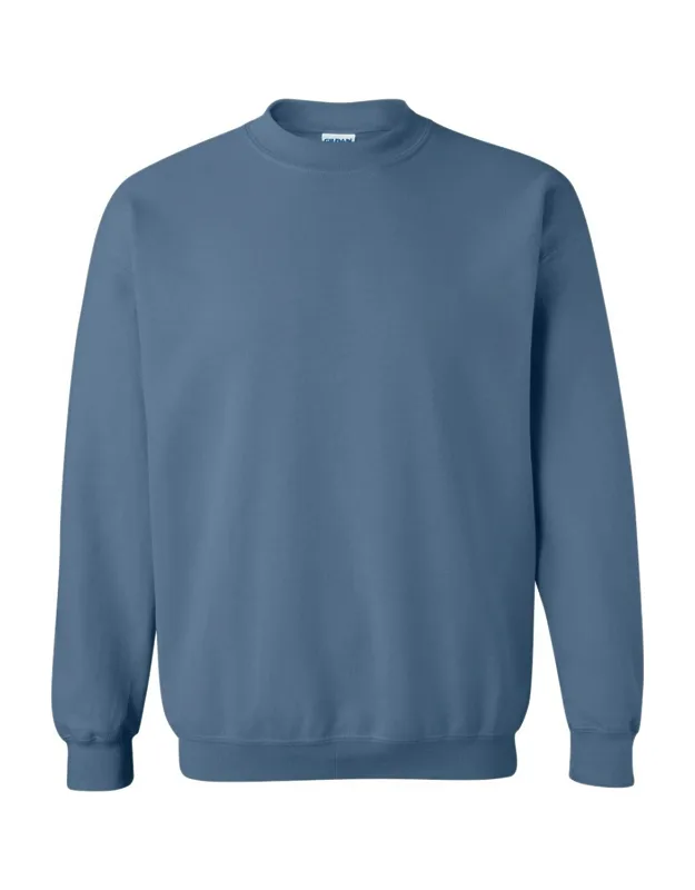 Gildan Heavy Blend Crewneck Sweatshirt - Softer Feel, No Pilling