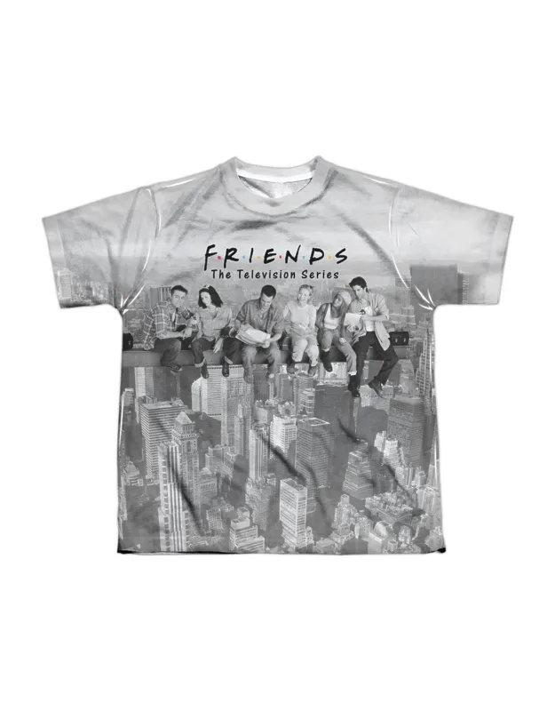 Friends Lunch Break Short Sleeve Poly Crew Tee / T-shirt, Stylish For Everyday Wear
