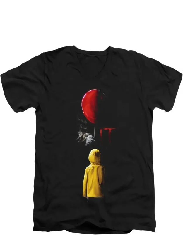 2017 Red Balloon V Neck Premium Cotton T-shirt