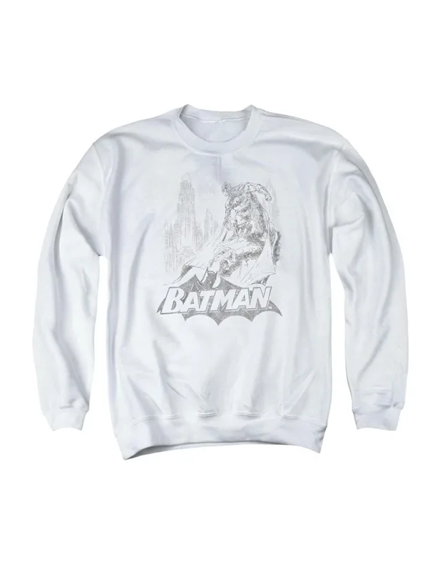 Batman Bat Sketch Crewneck Sweatshirt