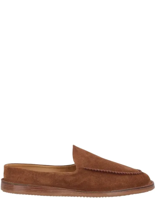 Fosko Cuero Calf Suede Leather Mules & Clogs