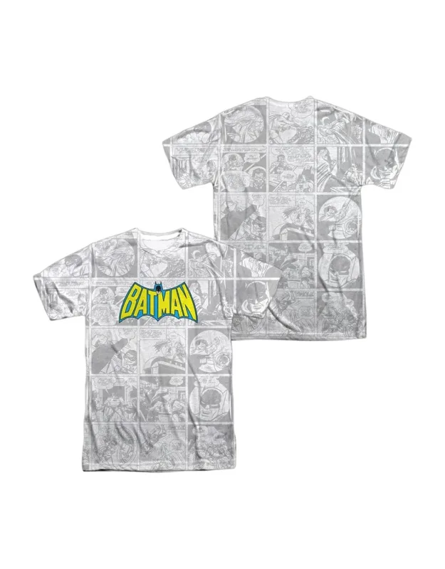 Dc Comics Vintage Bat Strip Short Sleeve Tee - 100% Polyester, Officially Licensed