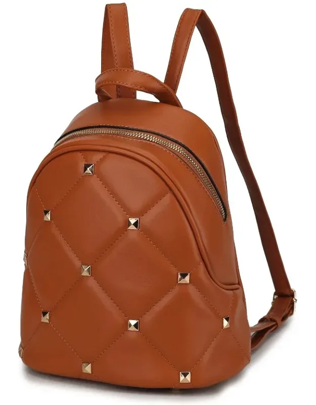 Hayden Quilted Vegan Leather Backpack