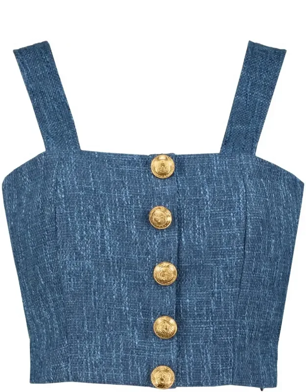 Parker Tweed Top