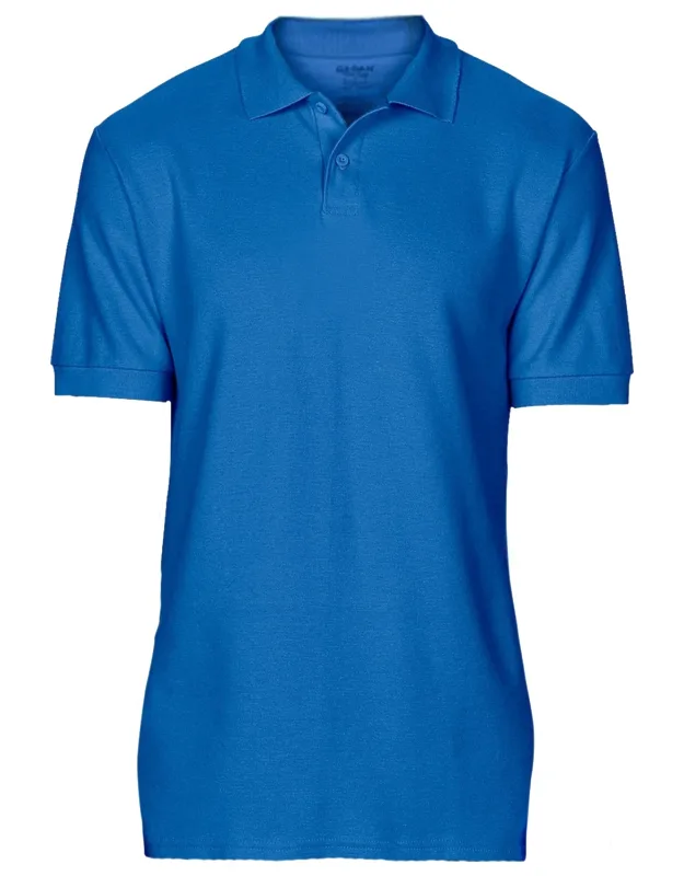 Gildan Softstyle Short Sleeve Double Pique Polo Shirt With Tearaway Label And Contoured Welt Collar