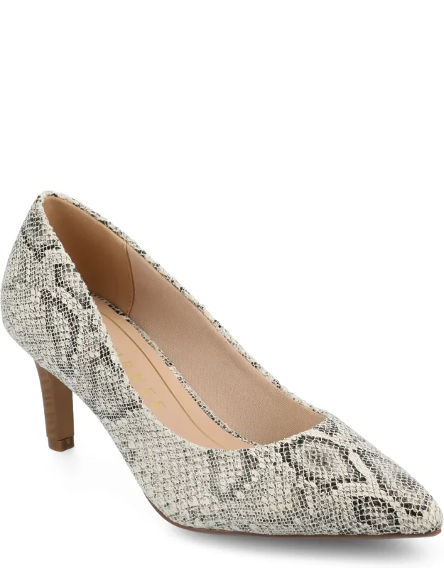 Journee Scylee Pumps With Cushioned Footbed And Stiletto Heel