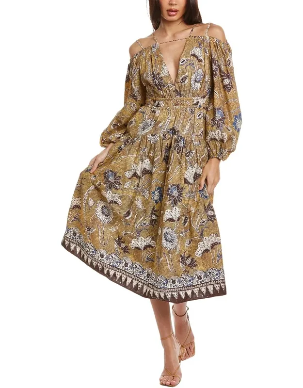 Tiered Midi Dress