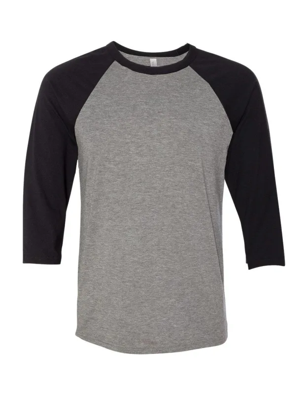 Three-quarter Sleeve Baseball Tee, Contrast Raglan Sleeves