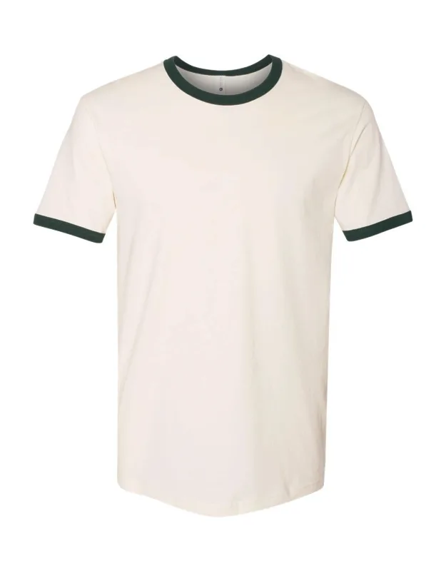 Next Level Cotton Ringer T-shirt 100% Combed Ringspun Cotton