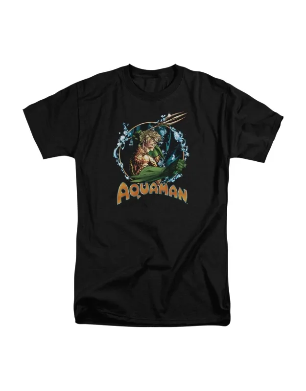 Justice League Of America Ruler Of The Seas Short Sleeve Tee 100% Cotton