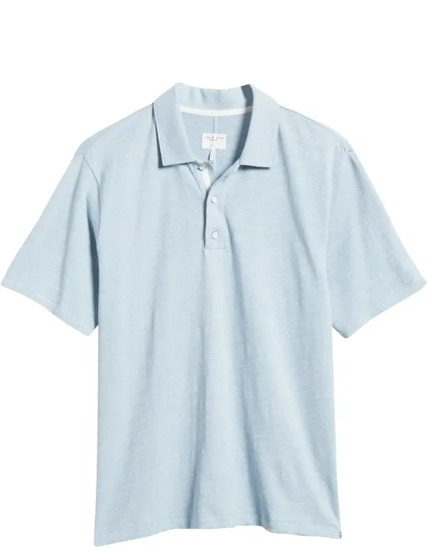Rag & Bone Classic Flame Polo Shirt, Classic Fit, Cotton