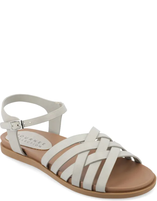 Kimmie Sandal With Flexible Outsole And Basket Weave Design