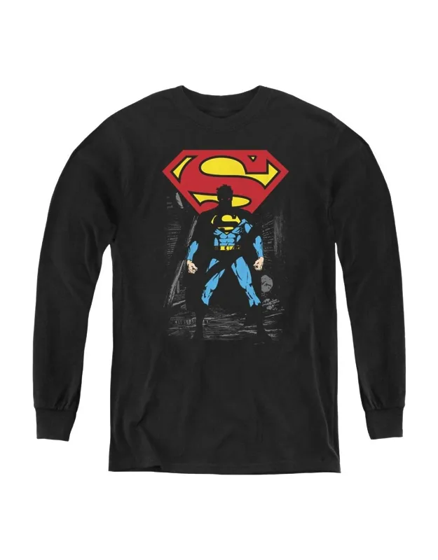 Superman Dark Alley Long Sleeve Tee / T-shirt