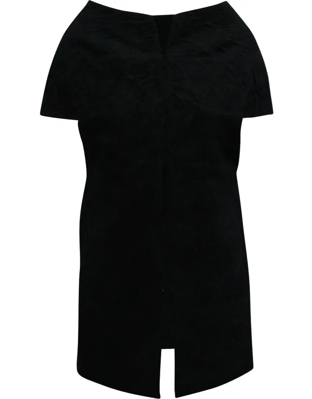 Sleeveless Textured Coat