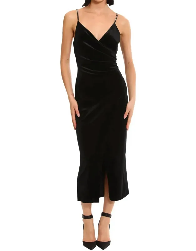Rhinestone Strap Dress